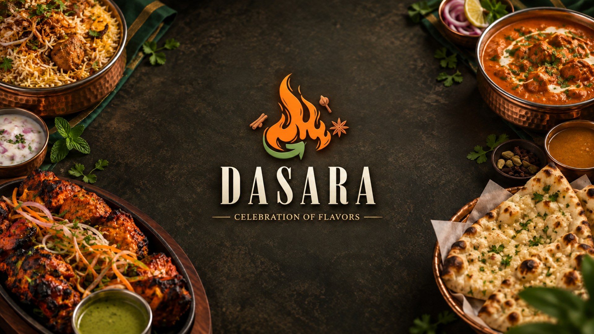 Restaurant hero background