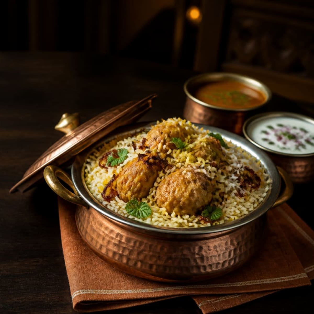 Andhra Goat Curry at Restaurant Name in Your City