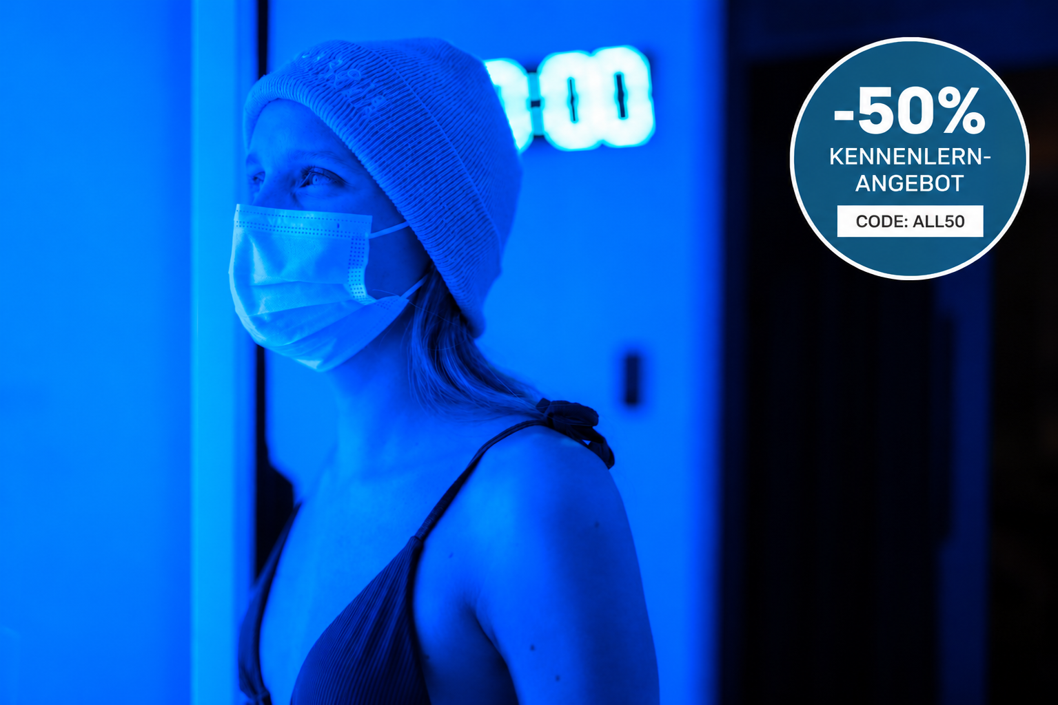 Ihre erste Kryotherapie jetzt -50% günstiger