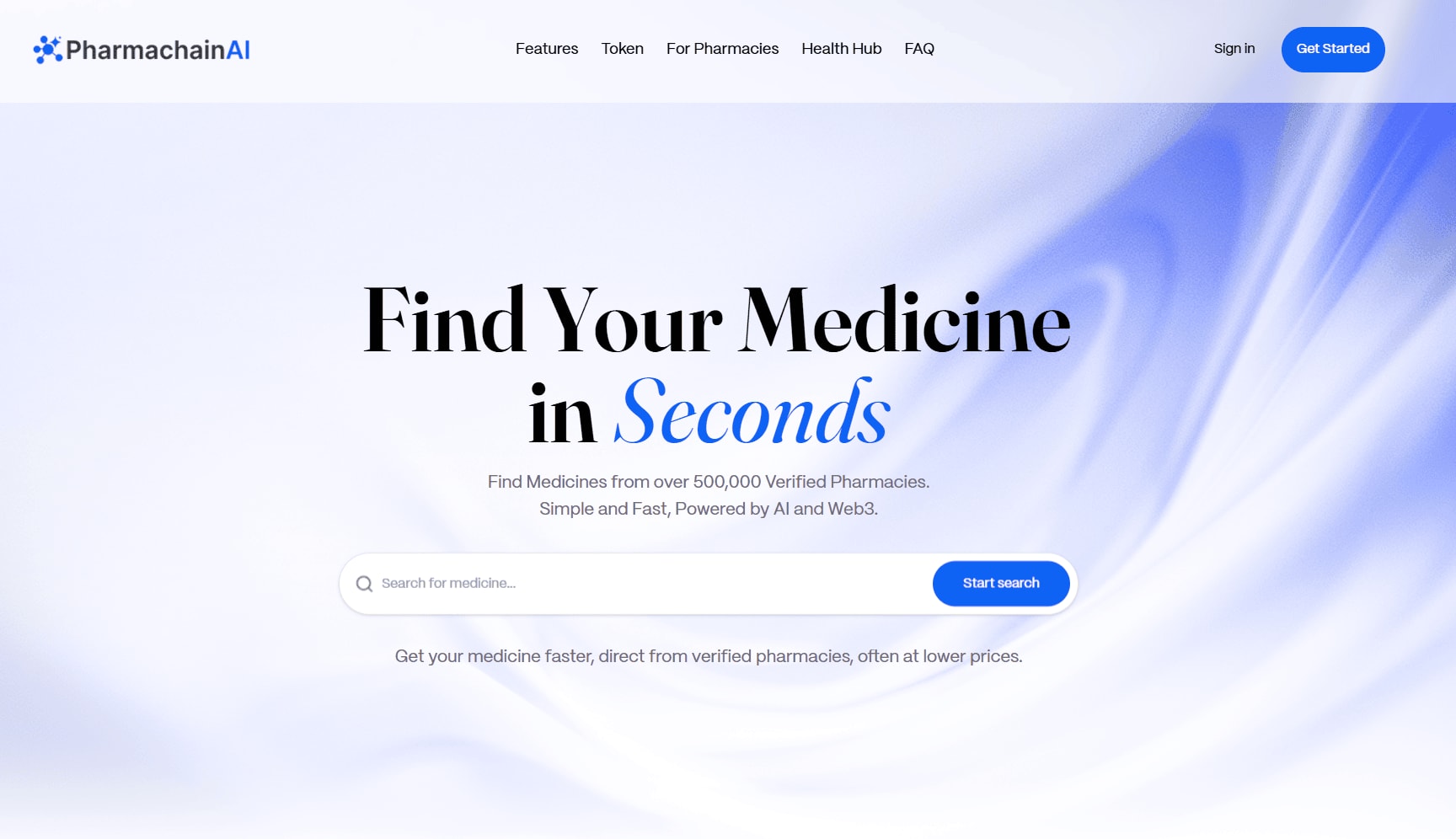 Pharmachain AI banner image