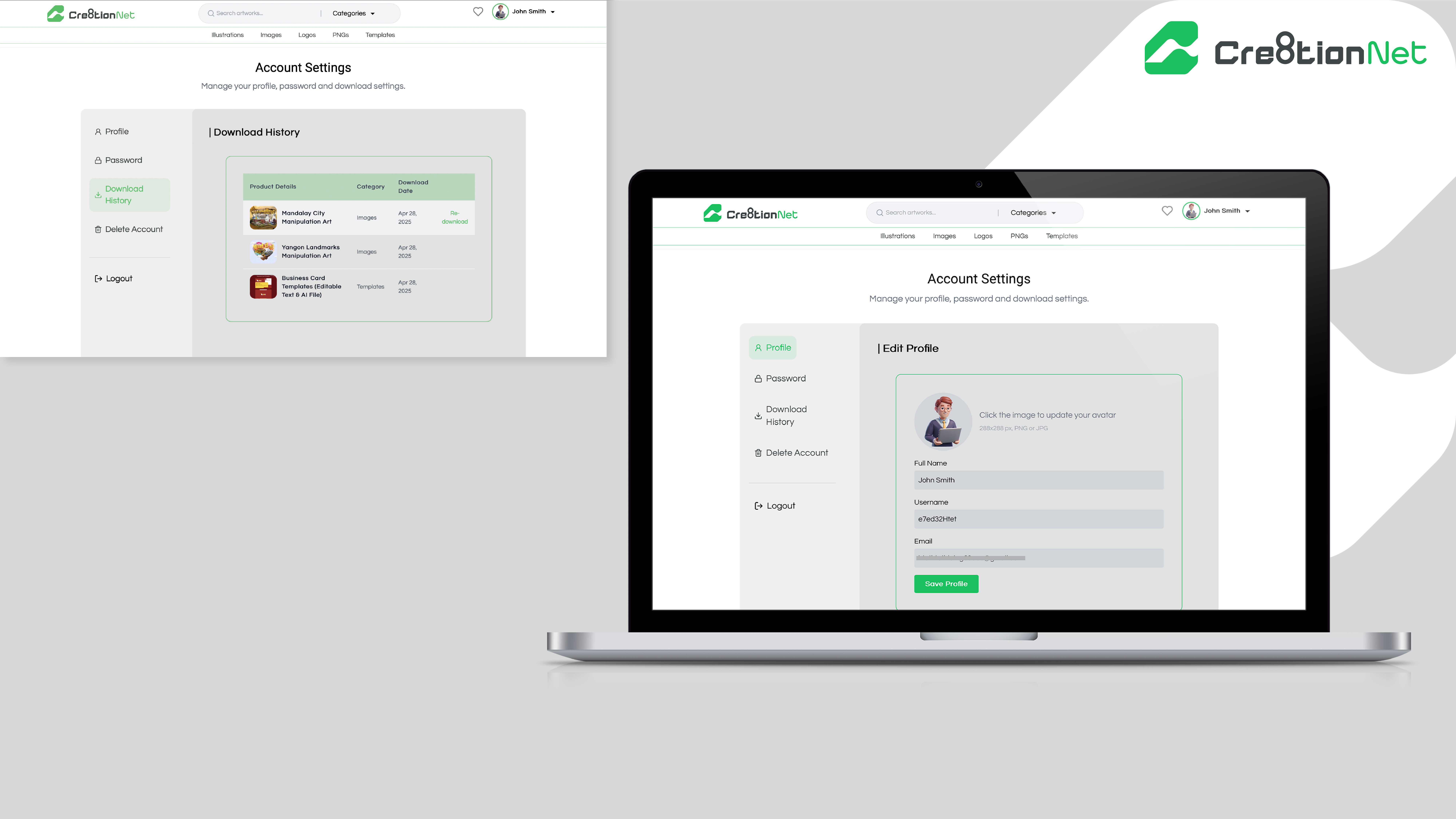 Cre8tionNet Digital Asset Platform - detail 5