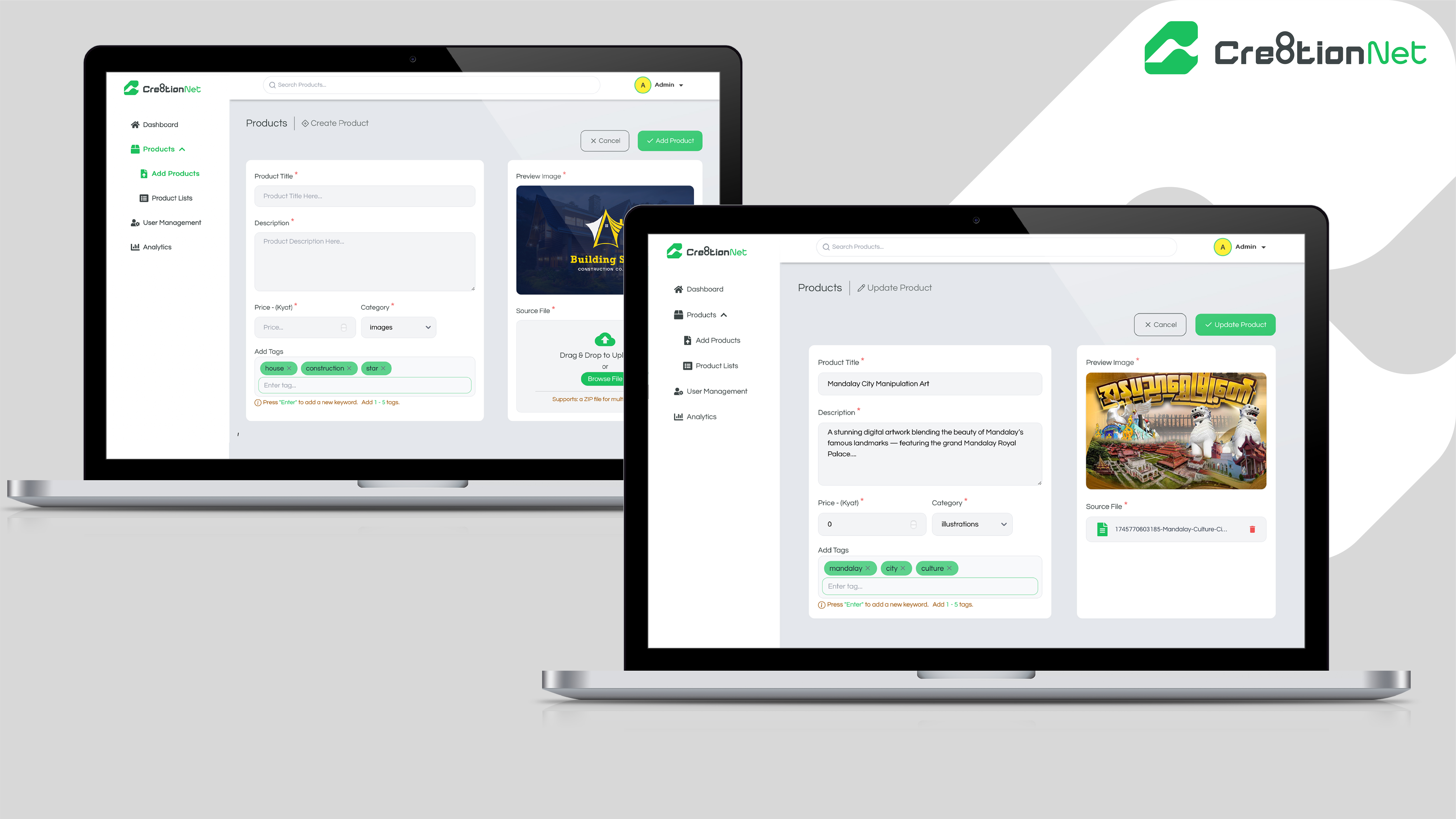 Cre8tionNet Digital Asset Platform - detail 6