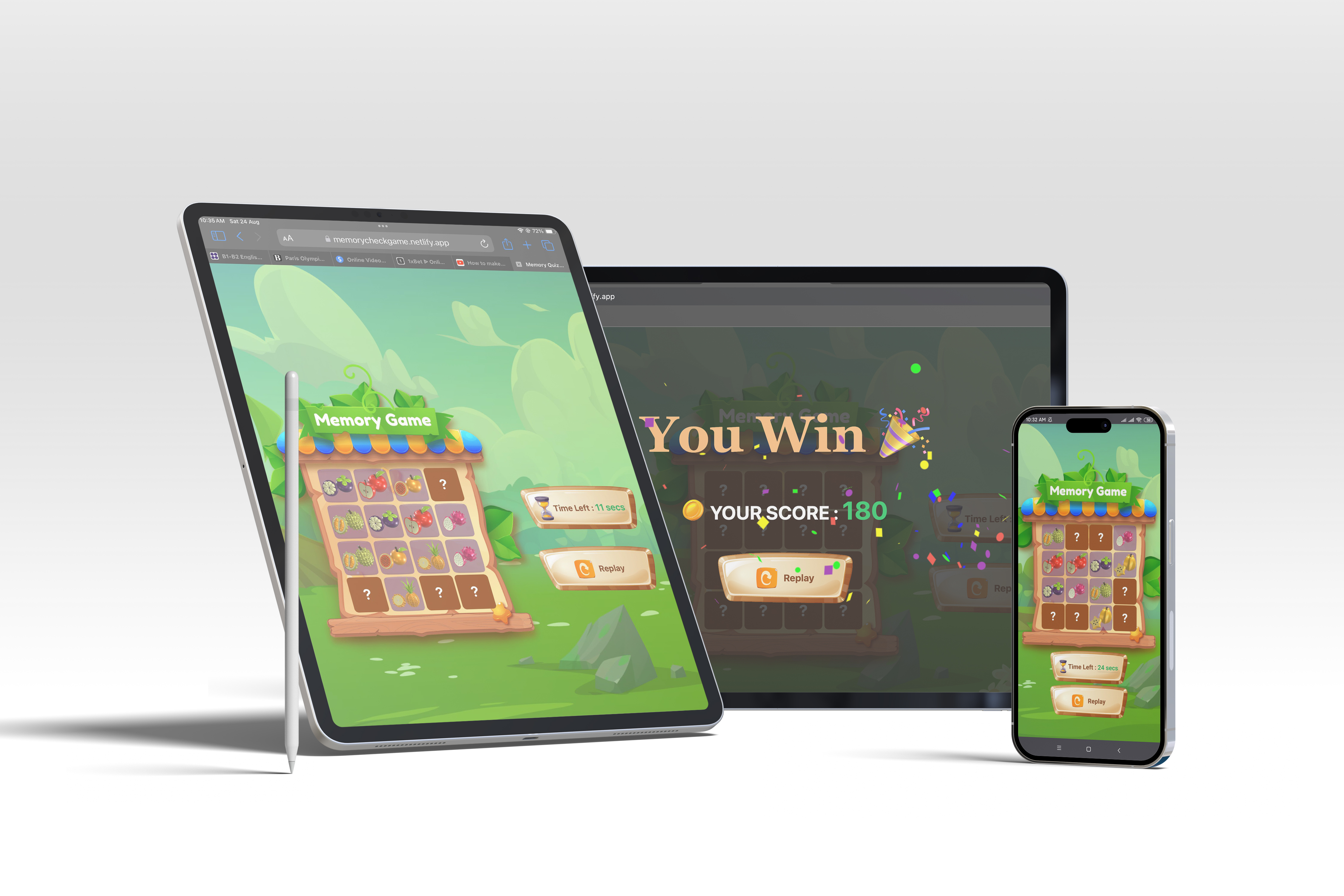Memory Match Game App