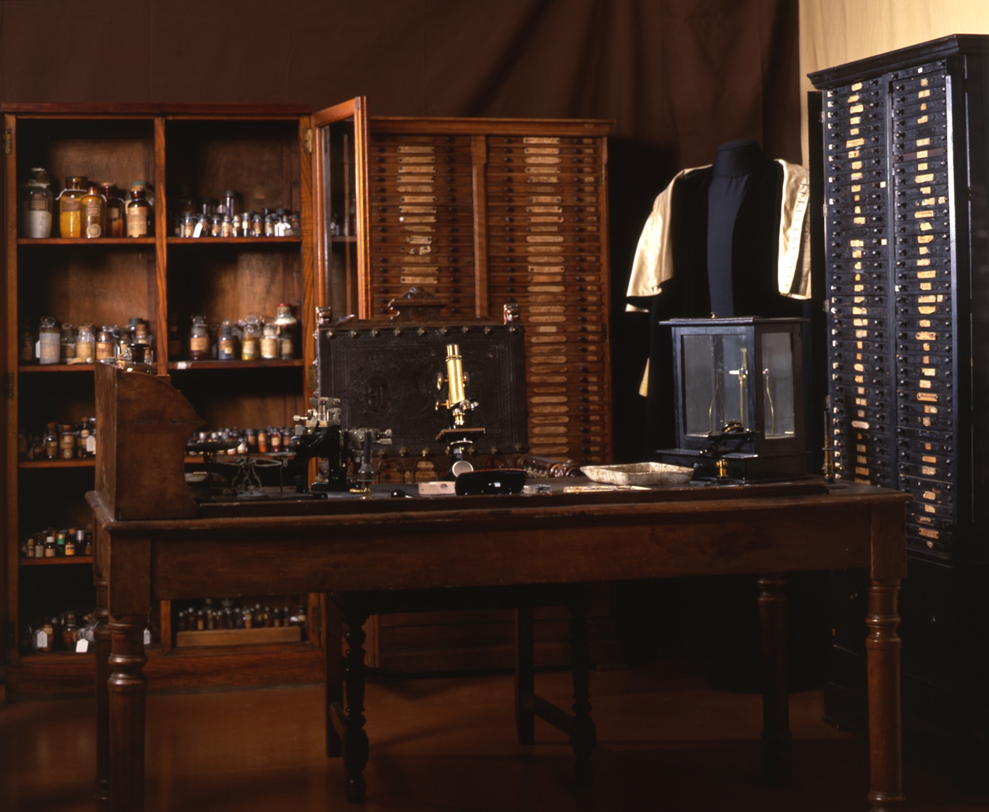 Gabinete de don Santiago Ramón y Cajal