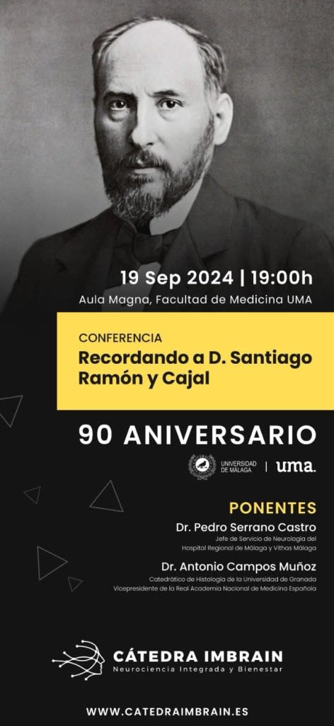 90 Aniversario de Santiago Ramón y Cajal