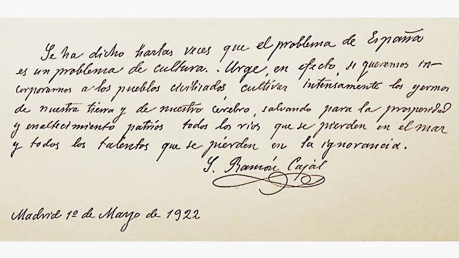 Videofelicitación de don Santiago Ramón y Cajal