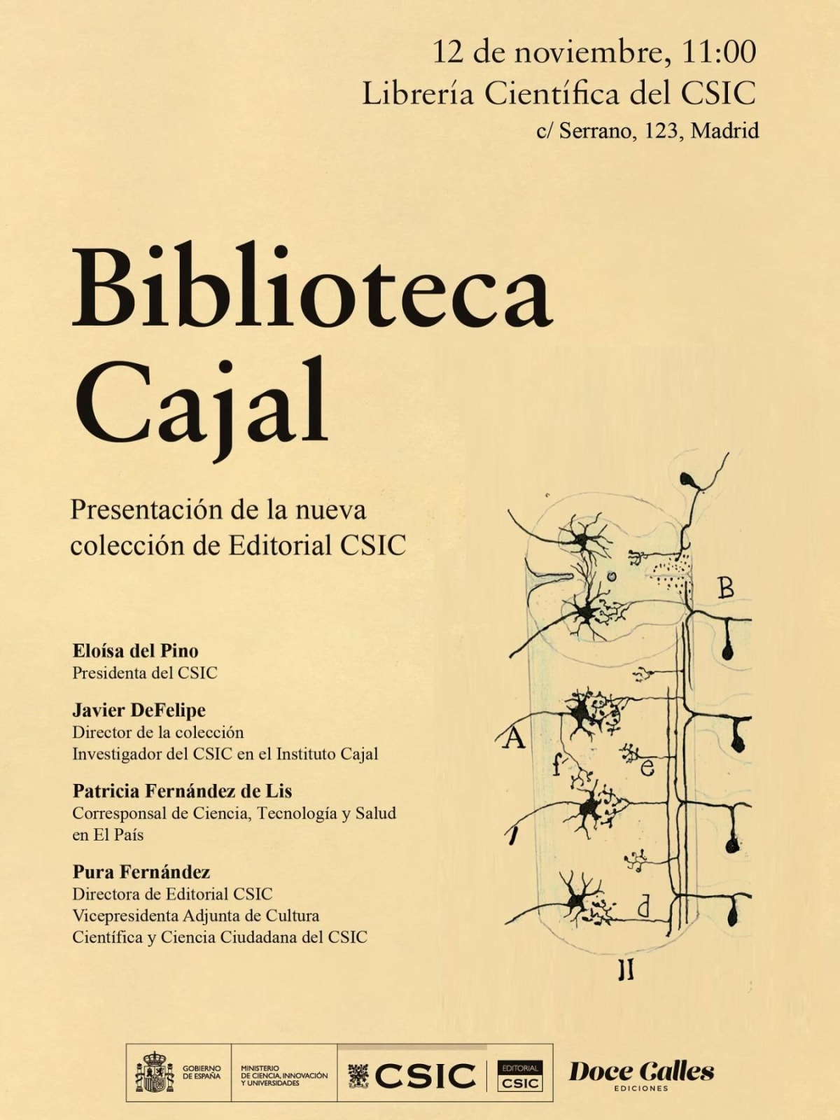 Biblioteca Cajal-Pioneros de la Neurociencia