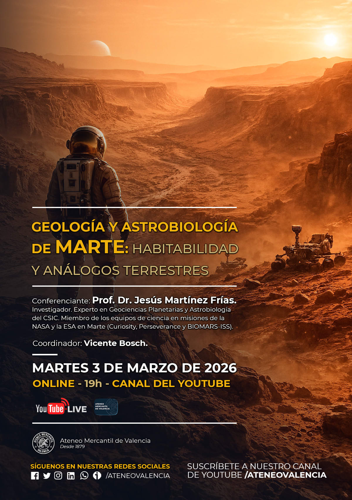 De la Valencia de Cajal al Horizonte de Marte