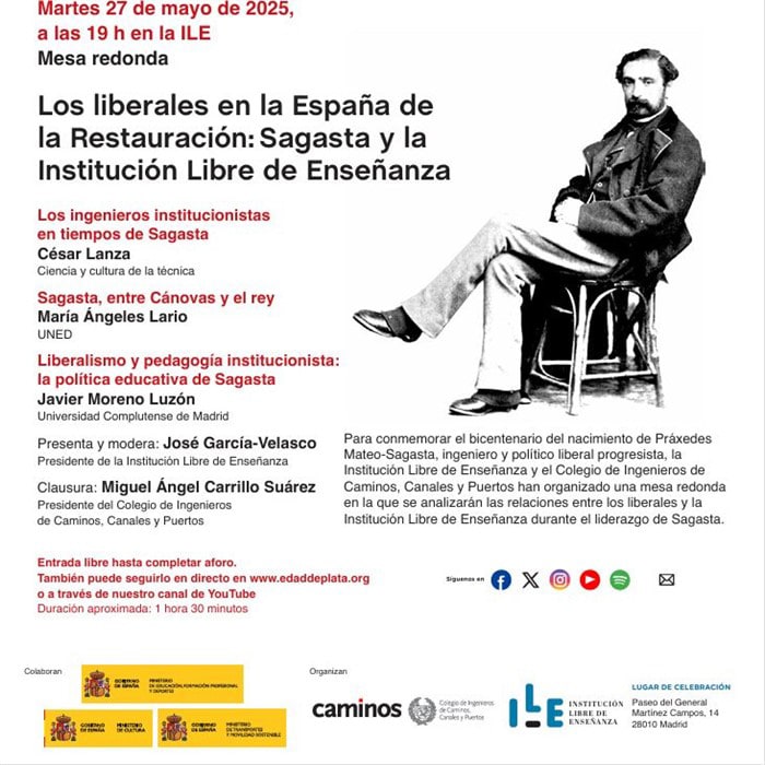 Sagasta y la Institución Libre de Enseñanza