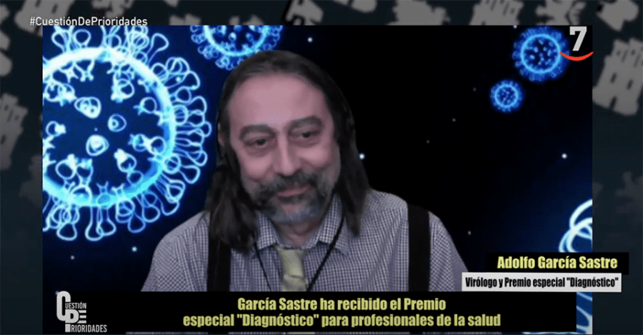 Adolfo García Sastre, virólogo y Premio Especial Diagnóstico
