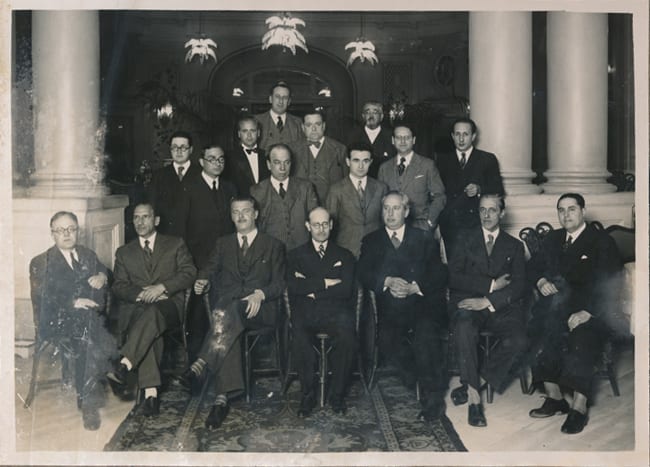 Pío del Río-Hortega - Curso de Cancerología Experimental en la Facultad de Medicina de Barcelona