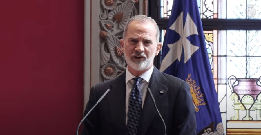 Palabras de Su Majestad el Rey Don Felipe VI en el Paraninfo de la Universidad de Zaragoza, 23.09.2024.