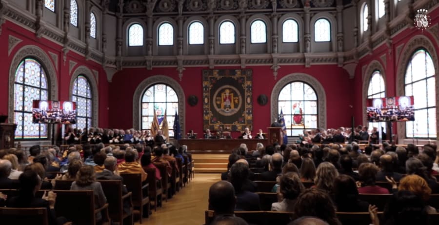 Palabras de Su Majestad el Rey Don Felipe VI en el Paraninfo de la Universidad de Zaragoza, 23.09.2024.