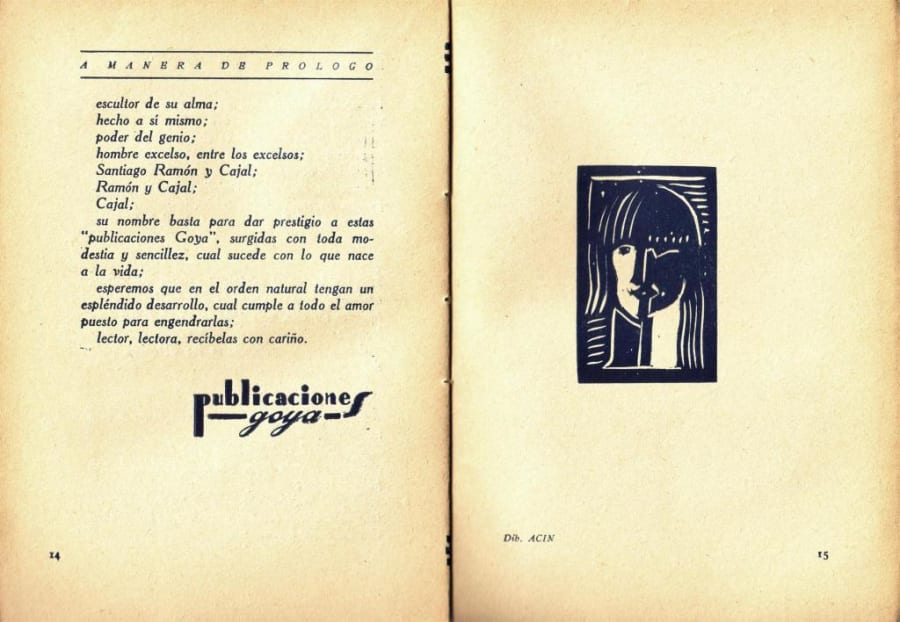 Cajal Hombre artificial. Ramón Acín.