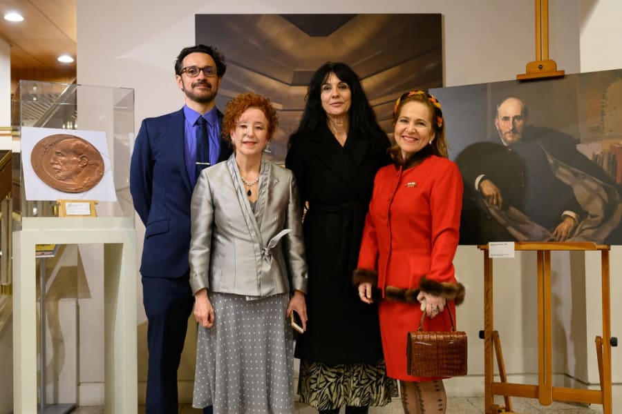 Con Carlos Umaña y Ana Barrero