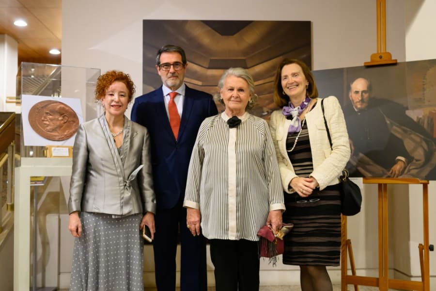 Con Gabriel Asensio, María Urioste Ramón y Cajal y Rosario Moratalla