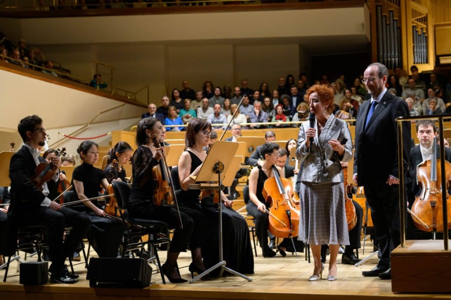 Presentación del concierto por Belén Yuste y Joaquín Turina
