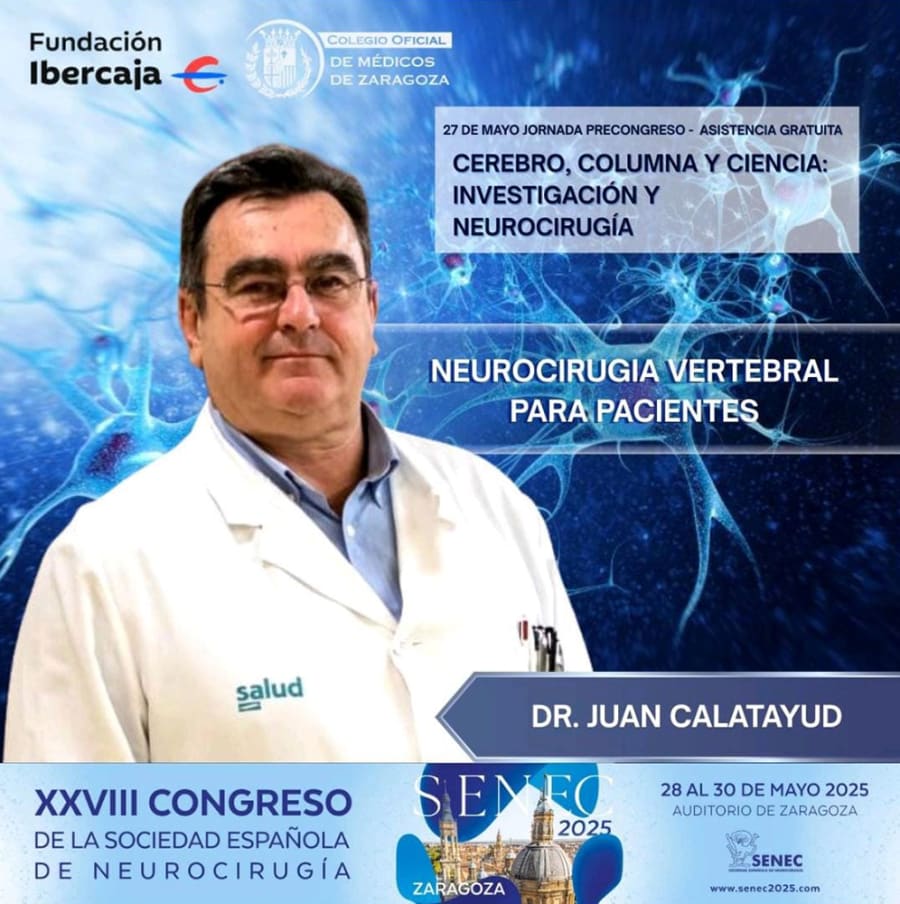 Juan Calatayud
Jefe de Servicio de Neurocirugía H.C.U. Lozano Blesa Zaragoza