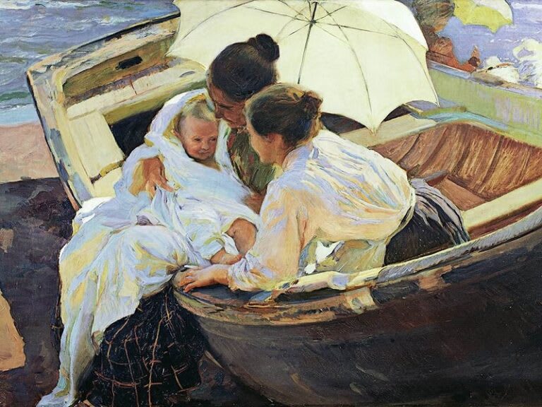 “Después del baño” (1908), de Joaquín Sorolla.