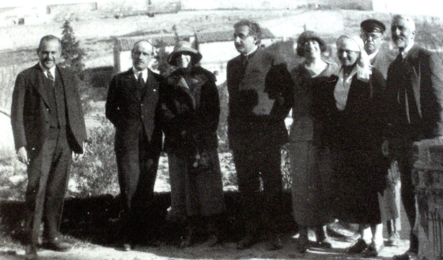 Albert Einstein en Toledo, 6 de marzo de 1923. Fundación Ortega y Gasset.