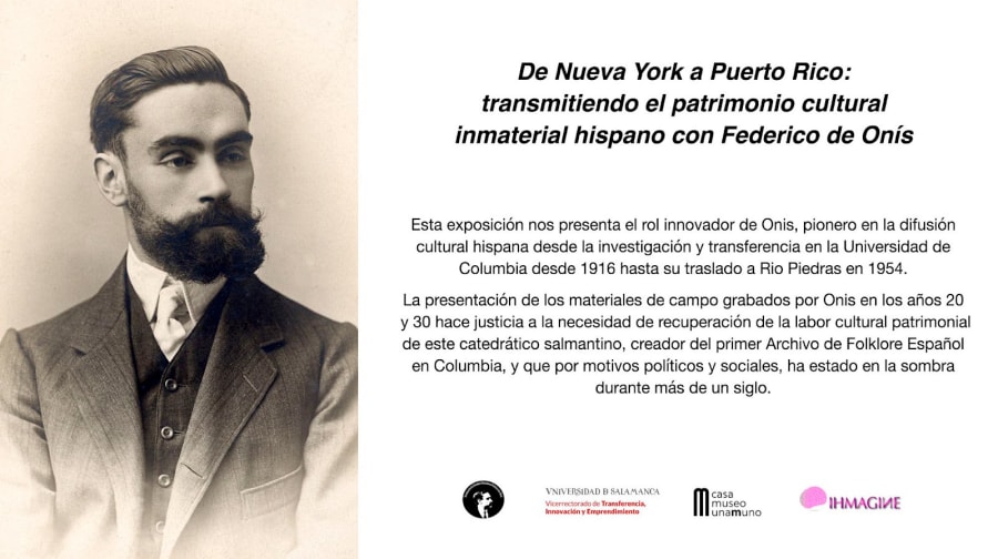 Retrato de Federico de Onís en la exposición 