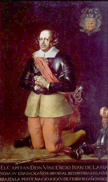 Retrato de Vincencio Juan de Lastanosa (Capilla Lastanosa de la catedral de Huesca). Biblioteca Virtual Miguel de Cervantes.