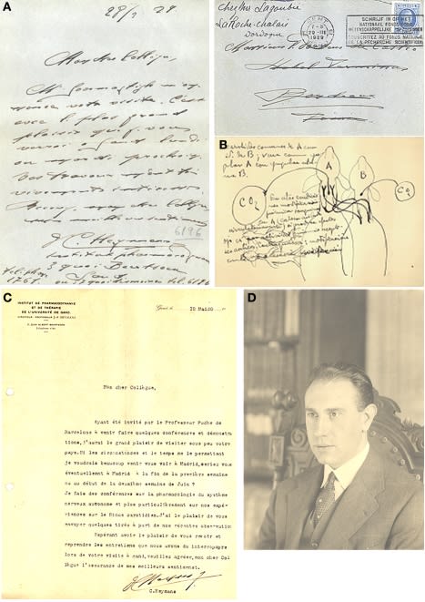 Carta escrita a mano con notas en la parte superior.