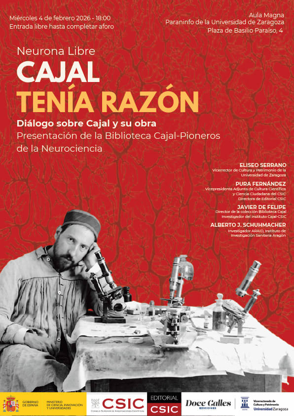 Presentación de la “Biblioteca Cajal” en la Universidad de Zaragoza
