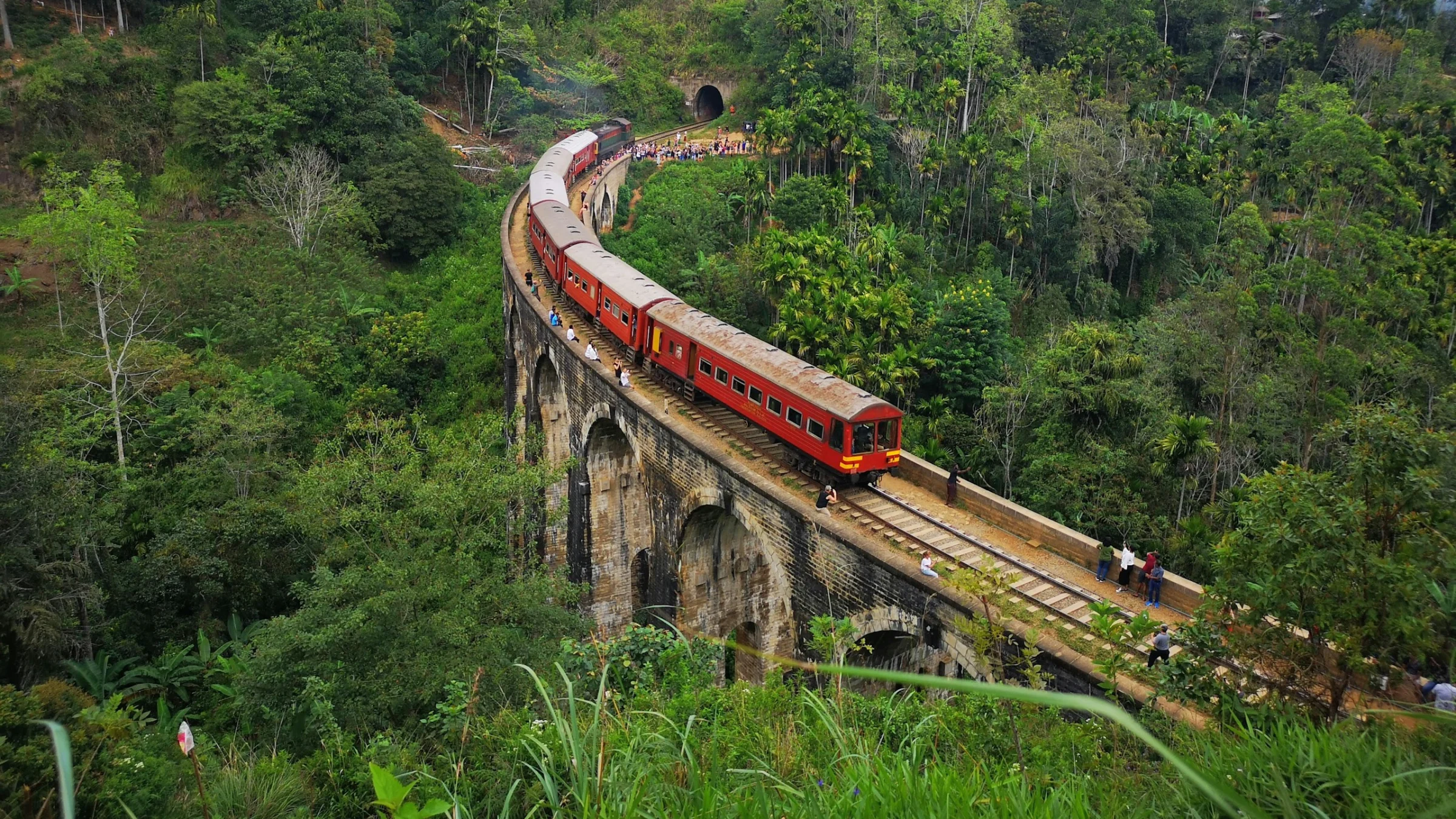 Uitzicht over Ella in de bergen van Sri Lanka
