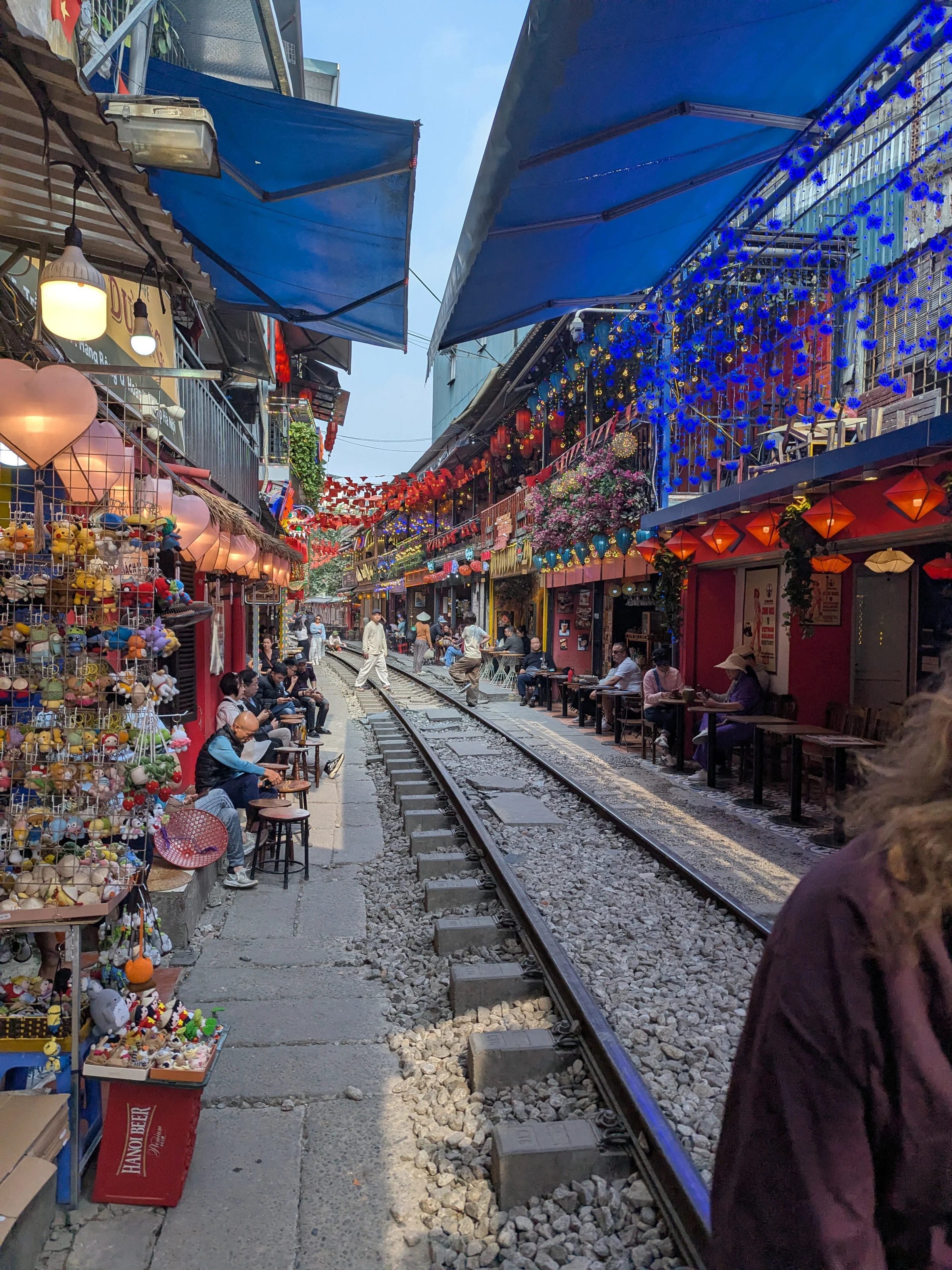 Train Street in Hanoi, Vietnam