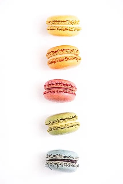 Macarons. Dessert. Nourriture. Couleurs. Recette. Gastronomie. Patisserie. Alimentation. Culinaire - Regard Boréal