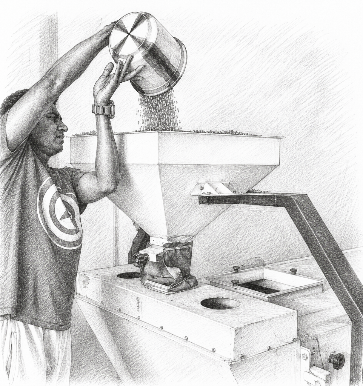 Washing & Sorting Chamber