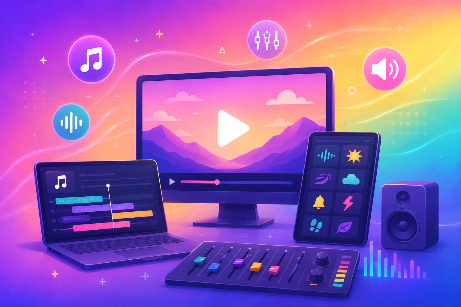 Audio Video Animasi: Panduan Background Music, Sound Effect, dan Audio Mixing