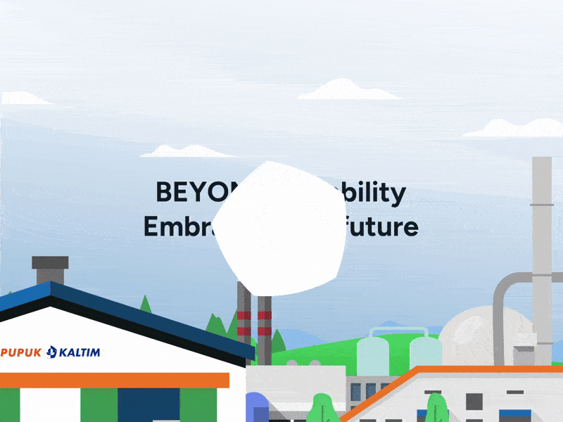 Portofolio Animasi Logo PUPUK KALTIM dari Epic Anima