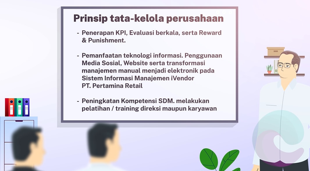 Contoh Storyborad TATA KELOLA & MANAJEMEN 1 dari klien PT. BIMEX (Perseroda)