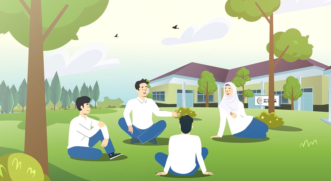 Contoh Storyborad Pertemanan sejati 1 dari klien Sekolah Inspiratif Al-Ilham