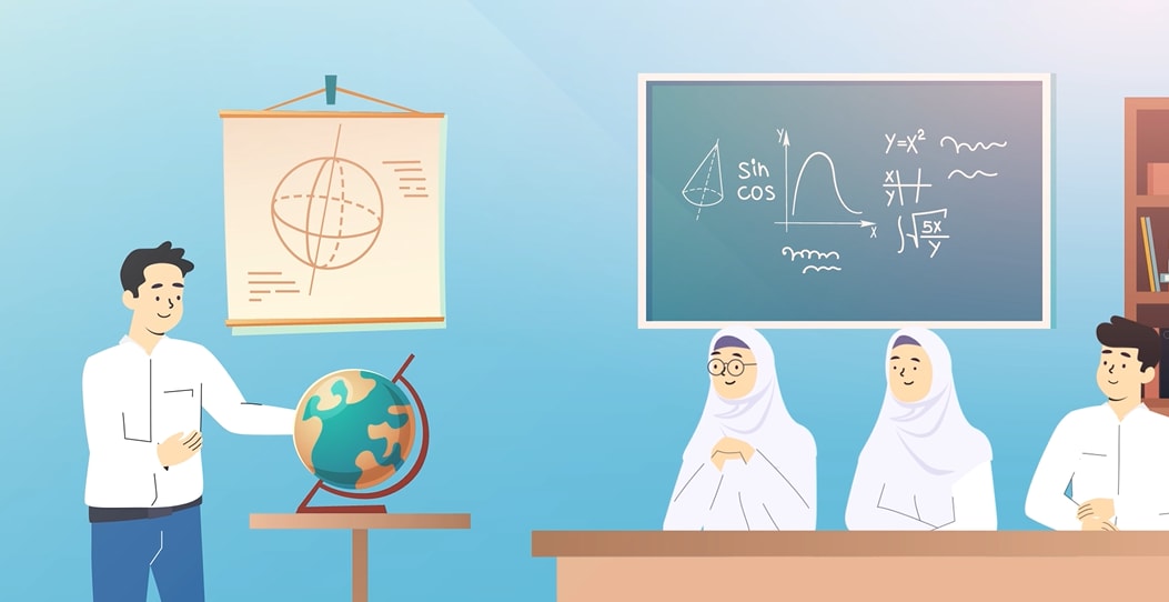 Contoh Storyborad Siswa-siswa mengajar 1 dari klien Sekolah Inspiratif Al-Ilham