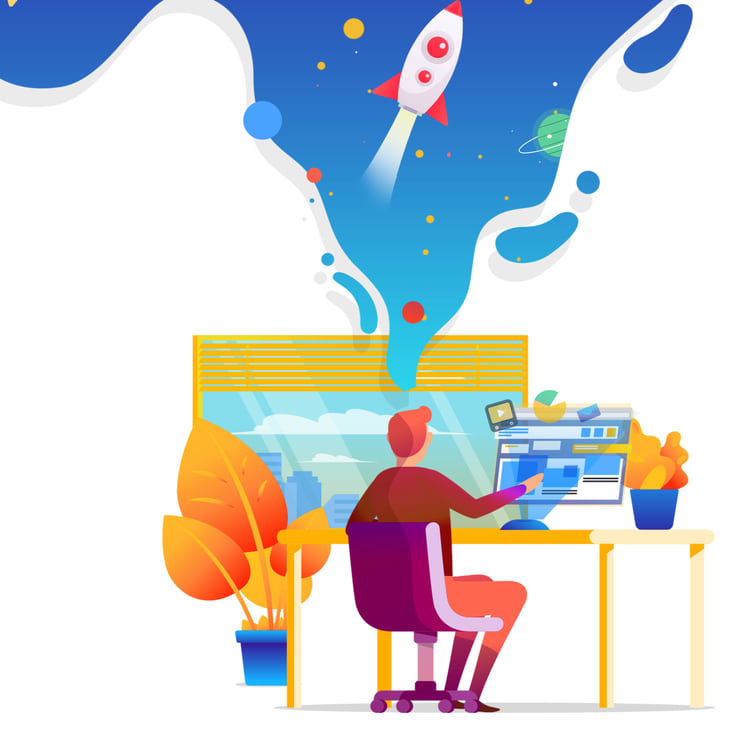 Ilustrasi Jasa Video AI Epic Anima