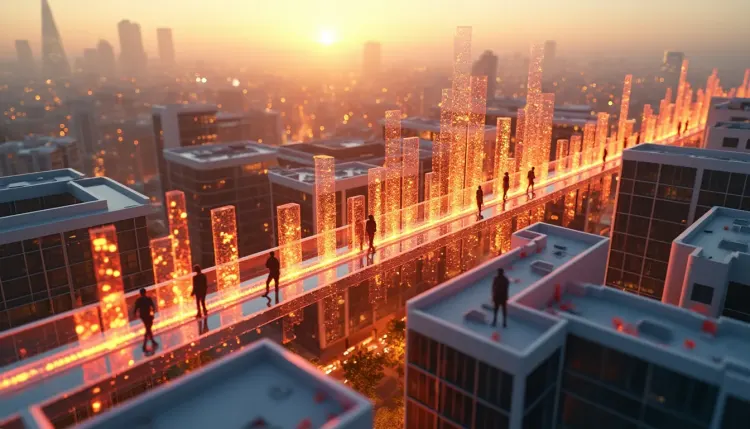 ciudad en 3d