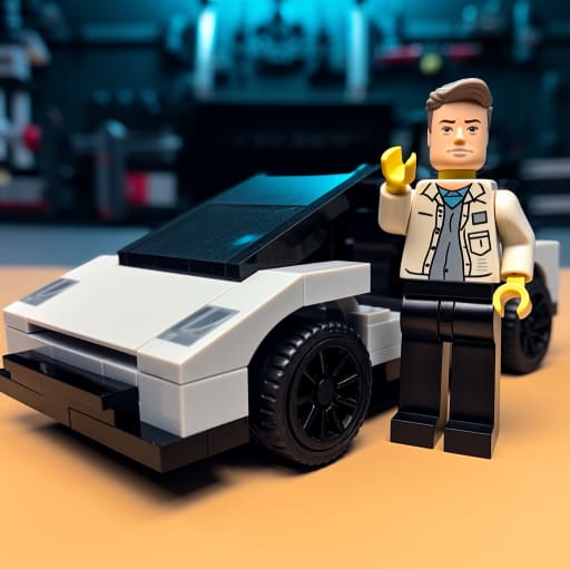 Elon Musk as a Lego man