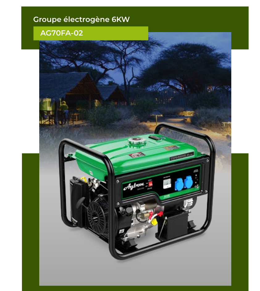 Groupe électrogène 6KW