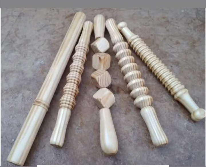 Rodillos de maderoterapia