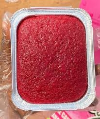 Red Velvet Foil Cake