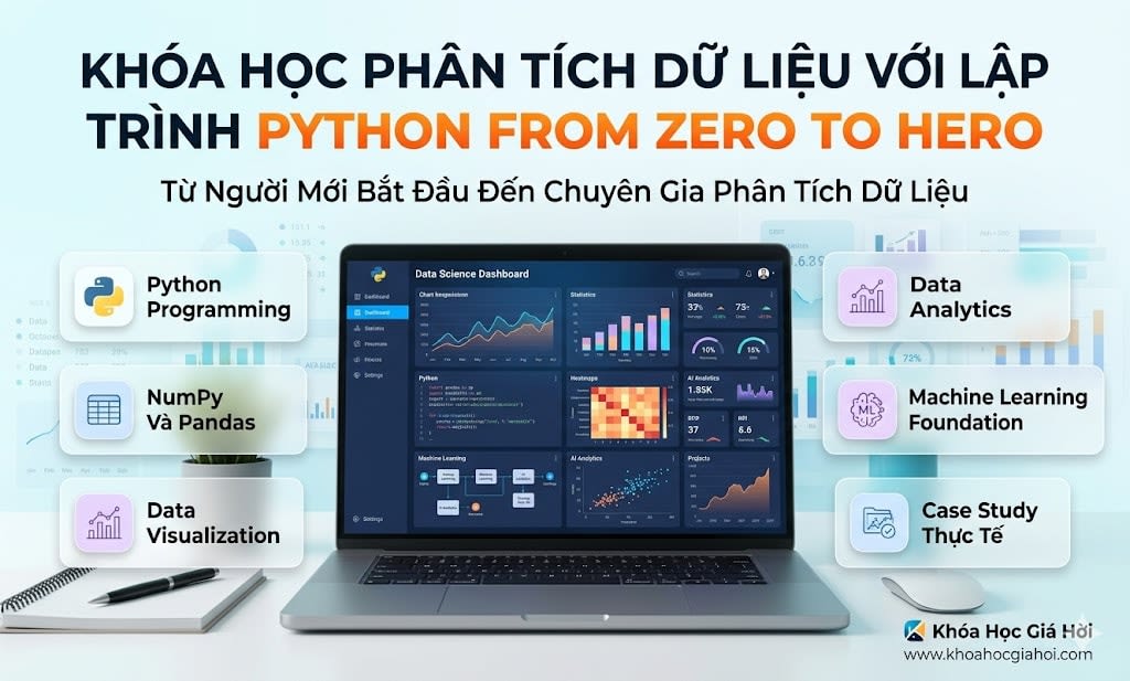Khóa Học Phân Tích Dữ Liệu Với Lập Trình Python From Zero To Hero