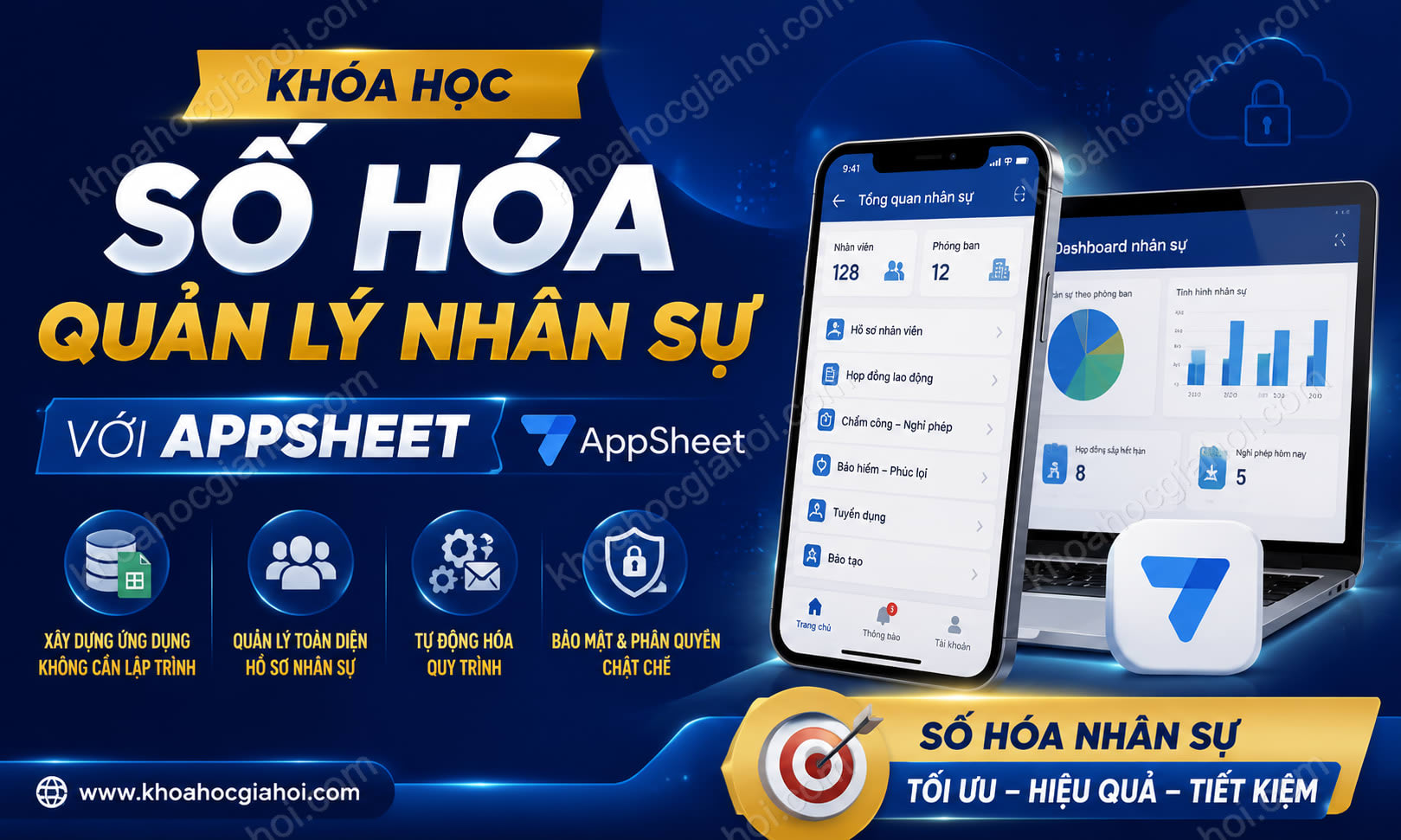 Khóa Học Số Hóa Quản Lý Nhân Sự Cơ Bản Với Appsheet