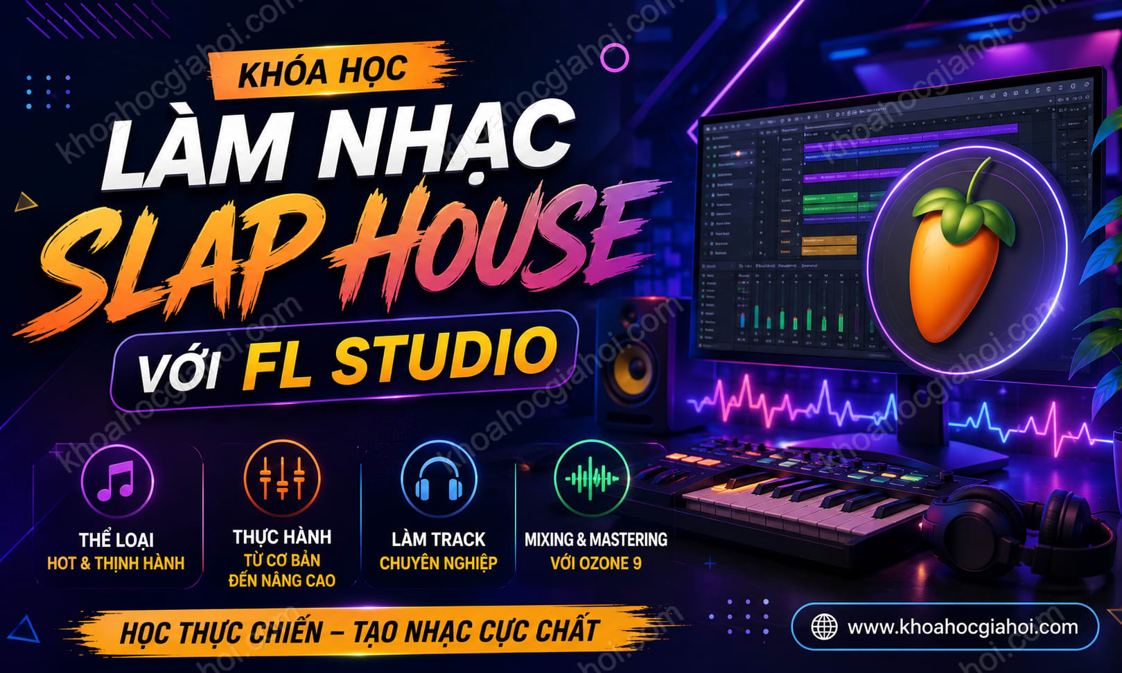 Học Làm Nhạc Slap House Với FL Studio