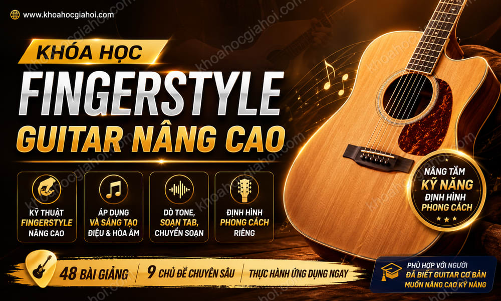 Khóa Học Fingerstyle Guitar Nâng Cao