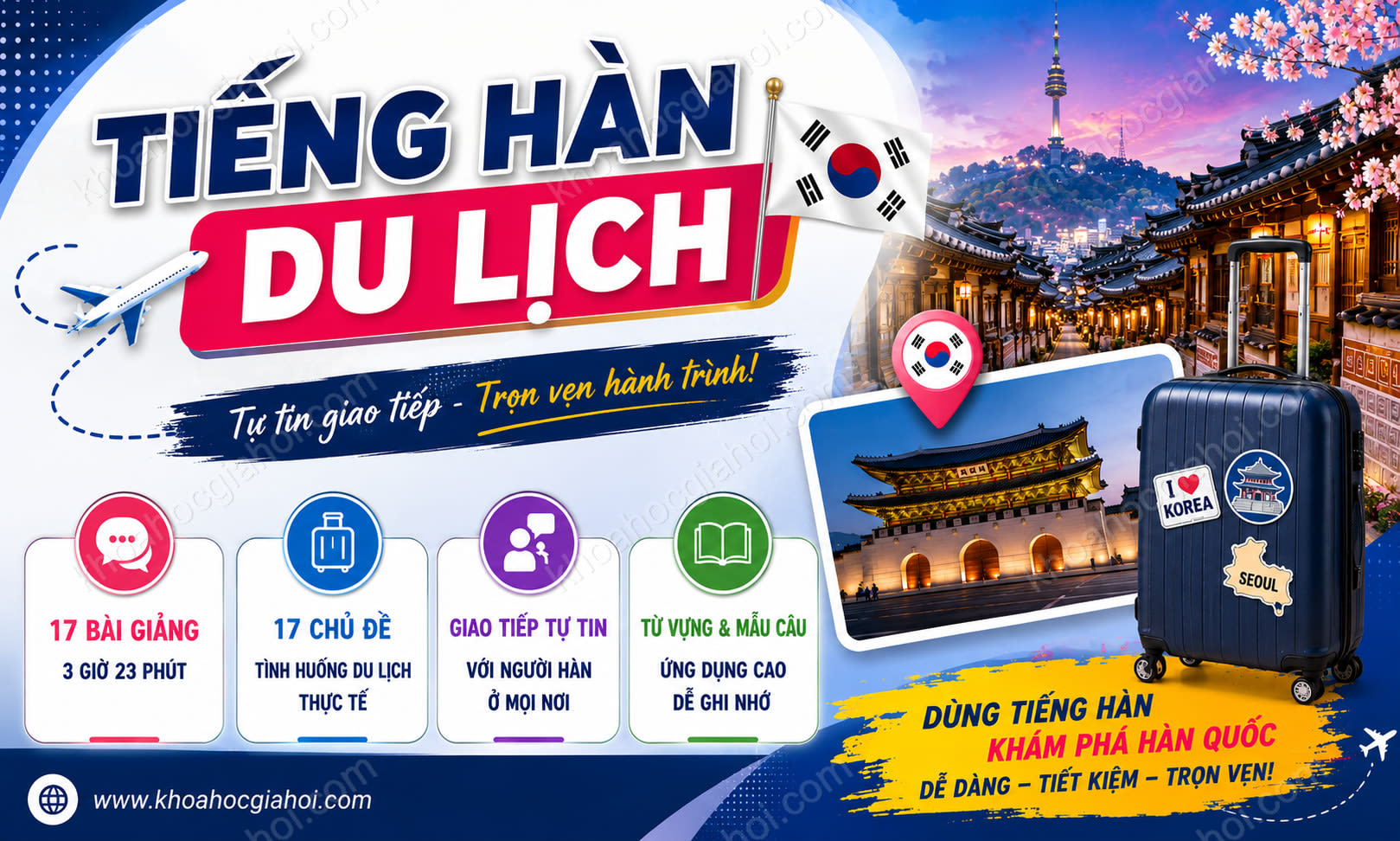 Khóa Học Tiếng Hàn Du Lịch