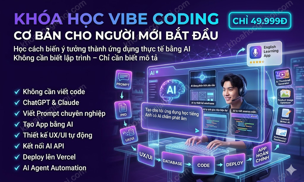 Khóa Học Vibe Coding Cơ Bản Cho Người Mới Bắt Đầu