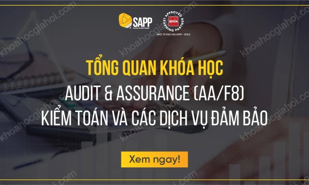 Khóa Học Audit & Assurance (AA/F8) Acca – Kiểm Toán Và Các Dịch Vụ Đảm Bảo